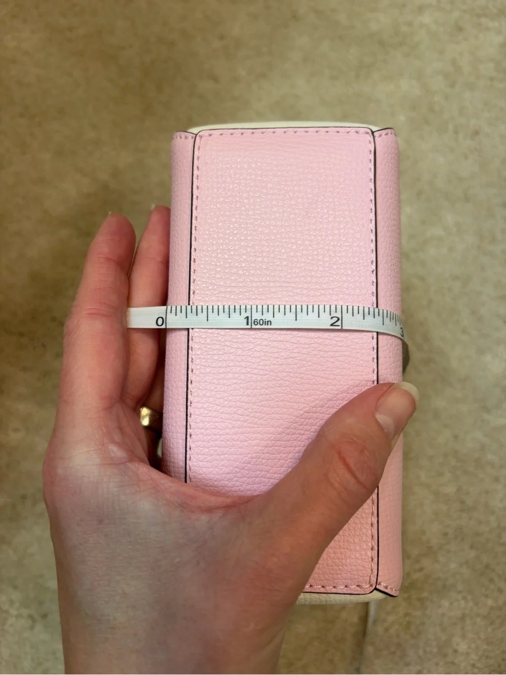 Kate Spade Phoebe Mini Top Handle Crossbody Pink, White and Orange Colorblock - Picture 15 of 16